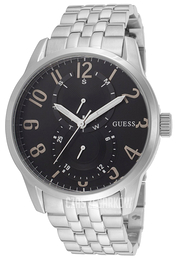 Guess Czarny/Stal Ø44 mm W13100G1