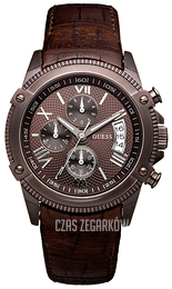 Guess Brązowy/Skóra Ø45 mm W18543G1