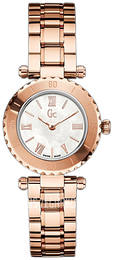 Guess Dress Biały/Stal w kolorze różowego złota Ø36 mm X70020L1