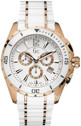 Guess Biały/Stal w kolorze różowego złota Ø45 mm X76003G1S