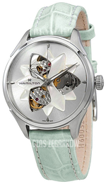 Hamilton Jazzmaster Srebrny/Skóra Ø34 mm H32115891