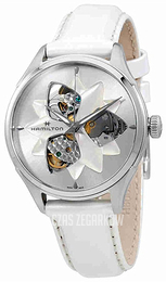 Hamilton Jazzmaster Srebrny/Skóra Ø34 mm H32115991
