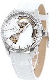 Hamilton Jazzmaster Biały/Skóra Ø36 mm H32205890
