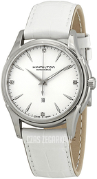 Hamilton Jazzmaster Srebrny/Skóra Ø34 mm H32315811