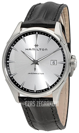Hamilton Jazzmaster Srebrny/Skóra Ø40 mm H32451751