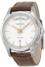 Hamilton American Classic Jazzmaster Srebrny/Skóra Ø40 mm H32505511