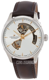 Hamilton Jazzmaster Open Heart Srebrny/Skóra Ø40 mm H32675551