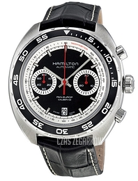 Hamilton American Classic Timeless Pan Europ Czarny/Skóra Ø45 mm H35756735