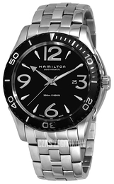 Hamilton Jazzmaster Czarny/Stal Ø47 mm H37715135