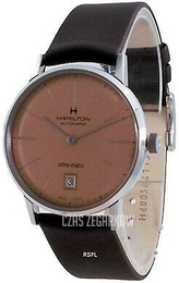 Hamilton American Classic Intra-Matic Różowe złoto/Skóra Ø38 mm H38455501