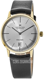 Hamilton American Classic Timeless Intra-Matic Srebrny/Skóra Ø38 mm H38475751