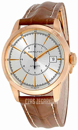 Hamilton American Classic Railroad Srebrny/Skóra Ø40 mm H40505551