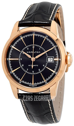 Hamilton American Classic Railroad Czarny/Skóra Ø40 mm H40505731