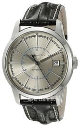 Hamilton American Classic Railroad Srebrny/Skóra Ø40 mm H40555781