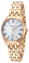 Hamilton Jazzmaster Biały/Stal w kolorze różowego złota Ø30 mm H42245191