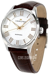 Hamilton Jazzmaster Srebrny/Skóra Ø40 mm H42535550