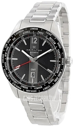 Hamilton Broadway Czarny/Stal Ø46 mm H43725131