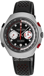 Hamilton American Classic Chrono-Matic Czarny/Skóra Ø48.5 mm H51616731