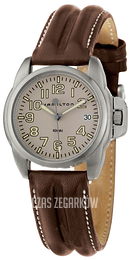 Hamilton Khaki Action Beżowy/Skóra Ø34 mm H61311753