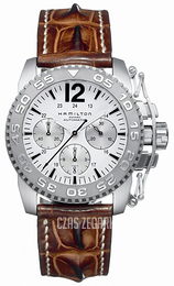 Hamilton Khaki Srebrny/Skóra Ø44 mm H63556915
