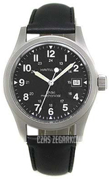 Hamilton Khaki Field Czarny/Skóra Ø38 mm H69419733
