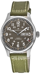 Hamilton Khaki Field Szary/Skóra Ø42 mm H70535081