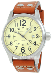 Hamilton Field Żółty/Skóra Ø44 mm H70615523