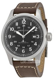Hamilton Khaki Czarny/Skóra Ø44 mm H70625533