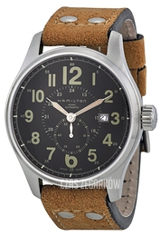 Hamilton Khaki Field Czarny/Skóra Ø44 mm H70655733