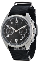Hamilton Khaki Czarny/Tkanina Ø42 mm H76456435