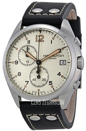 Hamilton Srebrny/Skóra Ø44 mm H76512755