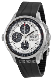 Hamilton Khaki Aviation Srebrny/Guma Ø42 mm H76566351