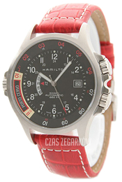 Hamilton Khaki Czarny/Skóra Ø42 mm H77635933