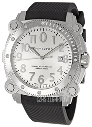 Hamilton Khaki Srebrny/Guma Ø42 mm H78555353