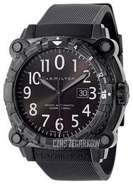 Hamilton Khaki Czarny/Guma Ø46 mm H78575383