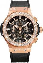 Hublot Big Bang 44.5mm Aero Bang Czarny/Skóra Ø44.5 mm 311.PX.1180.GR.1104