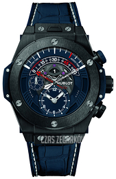 Hublot Big Bang 44.5mm Niebieski/Skóra Ø44.5 mm 413.CX.7123.LR.UCL16