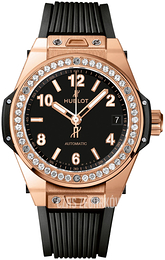 Hublot Big Bang 38mm Czarny/Guma Ø38 mm 465.OX.1180.RX.1204