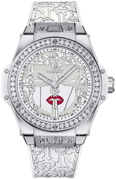 Hublot Big Bang 39Mm Biały/Guma Ø39 mm 465.SX.2020.VR.1204.LIP20