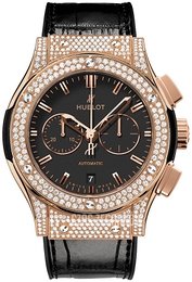 Hublot Classic Fusion Czarny/Skóra Ø42 mm 541.OX.1180.LR.1704