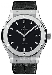 Hublot Classic Fusion Czarny/Skóra Ø42 mm 542.NX.1171.LR