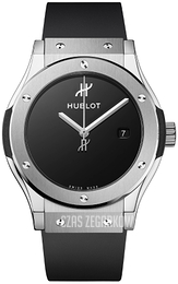 Hublot Classic Fusion Szary/Guma Ø42 mm 542.NX.1270.RX.MDM