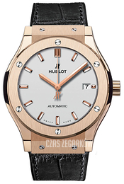 Hublot Classic Fusion Srebrny/Skóra Ø42 mm 542.OX.2611.LR