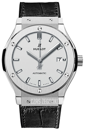 Hublot Classic Fusion Srebrny/Skóra Ø38 mm 565.NX.2611.LR