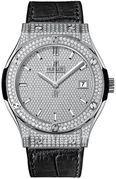 Hublot Classic Fusion Srebrny/Skóra Ø38 mm 565.NX.9010.LR.1704