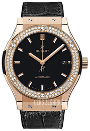 Hublot Classic Fusion Czarny/Skóra Ø38 mm 565.OX.1181.LR.1104