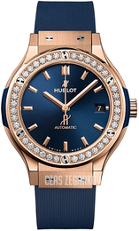 Hublot Classic Fusion Niebieski/Guma Ø38 mm 565.OX.7180.RX.1204