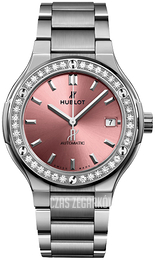 Hublot Classic Fusion Różowy/Tytan Ø38 mm 568.NX.891P.NX.1204