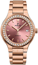 Hublot Classic Fusion Różowy/18 karatowe różowe złoto Ø38 mm 568.OX.891P.OX.1204