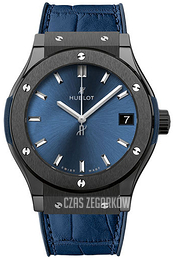 Hublot Classic Fusion Niebieski/Skóra Ø33 mm 581.CM.7170.LR